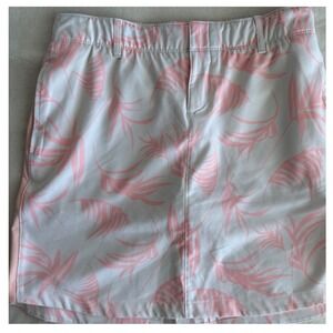Under Armour Women's Performance Skort Size 4 White Pink Gorpe Pickleball Golf